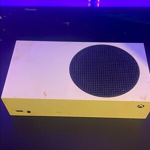 White Xbox Console with Black Accents